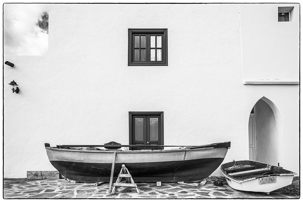 Spain-Canary Islands-Fuerteventura Island-Pozo Negro-fishing boats art print by Walter Bibikow for $57.95 CAD