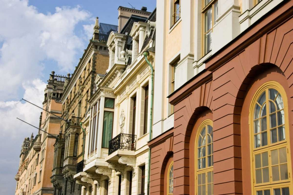 Sweden, Stockholm Typical city architecture art print by Nancy ,  Steve Ross for $57.95 CAD