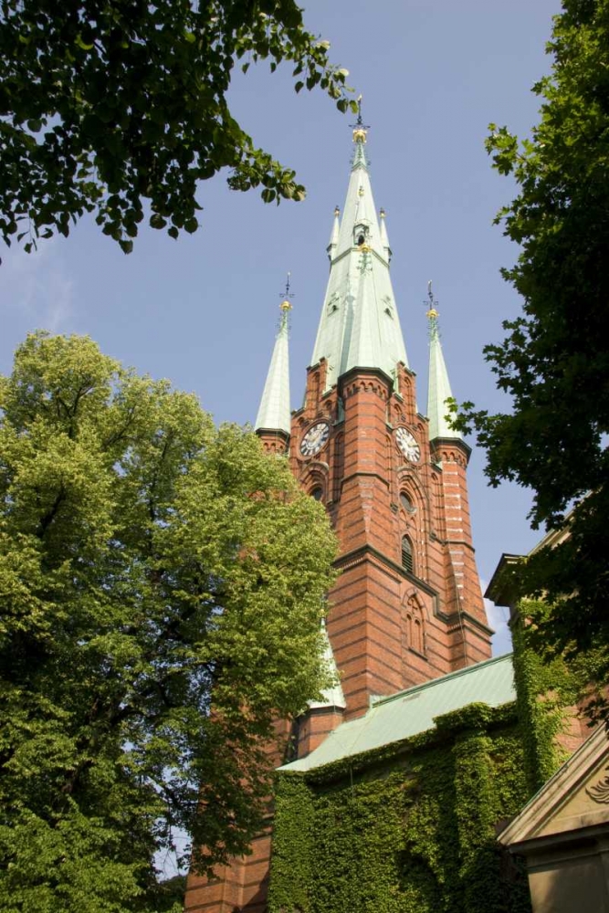 Sweden, Stockholm View of Gustav Adolf Church art print by Nancy ,  Steve Ross for $57.95 CAD