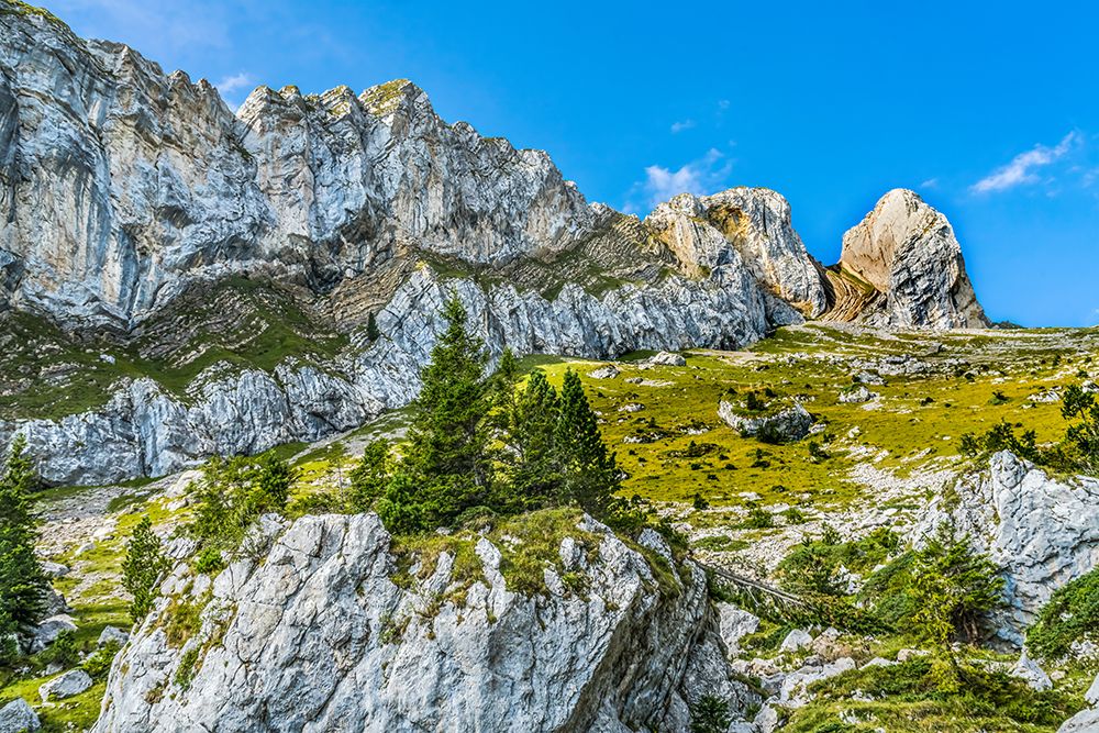 Mount Pilatus-Lucerne-Switzerland. climbing to Mt. Pilatus observation point art print by William Perry for $57.95 CAD