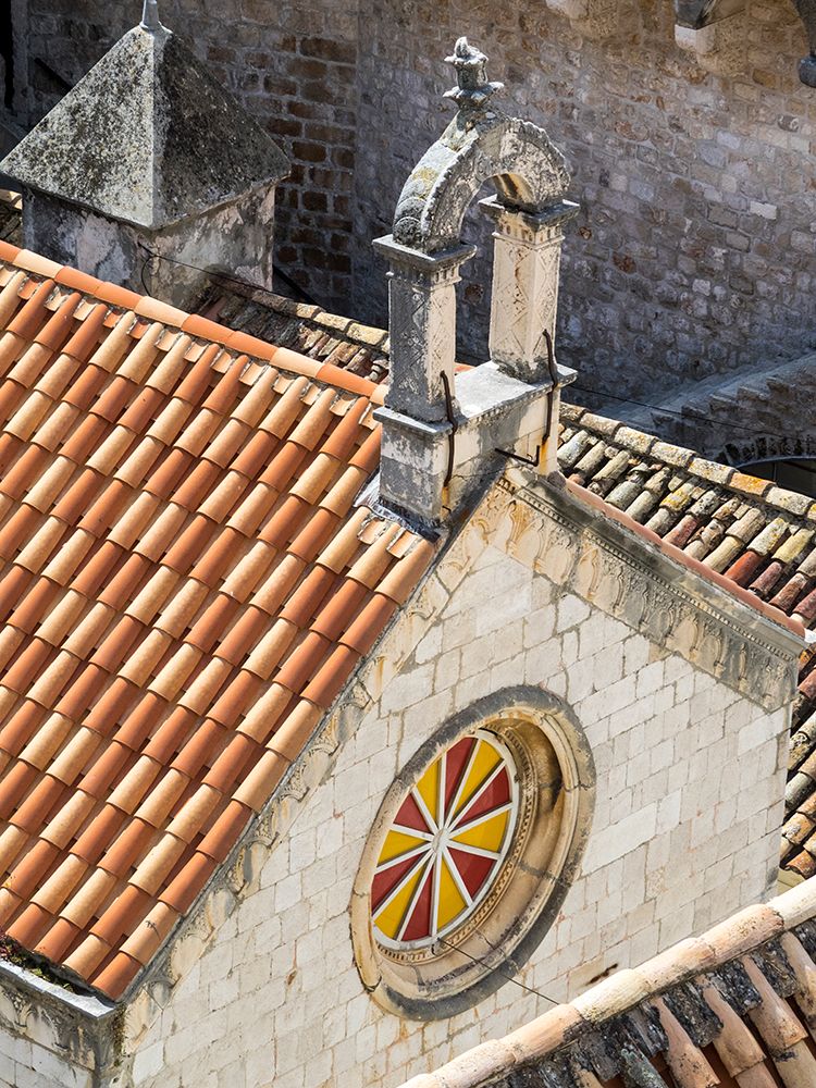 Croatia-Dubrovnik. Rooftop view of the Church of the Annunciation. art print by Julie Eggers for $57.95 CAD