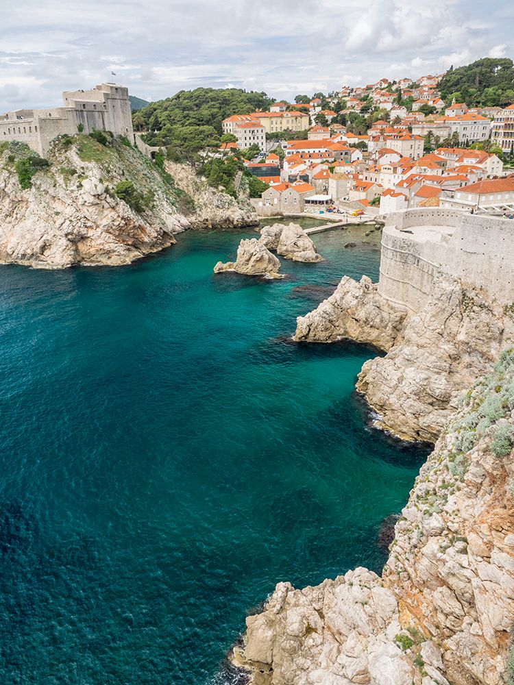 Croatia-Dubrovnik. Lovrijenac or St. Lawrence Fortress. art print by Julie Eggers for $57.95 CAD