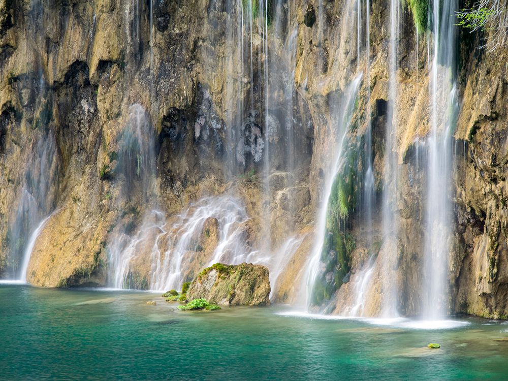 Croatia-Plitvice Lakes National Park. The Plitvice Lakes in the National Park Plitvicka Jezera. art print by Julie Eggers for $57.95 CAD