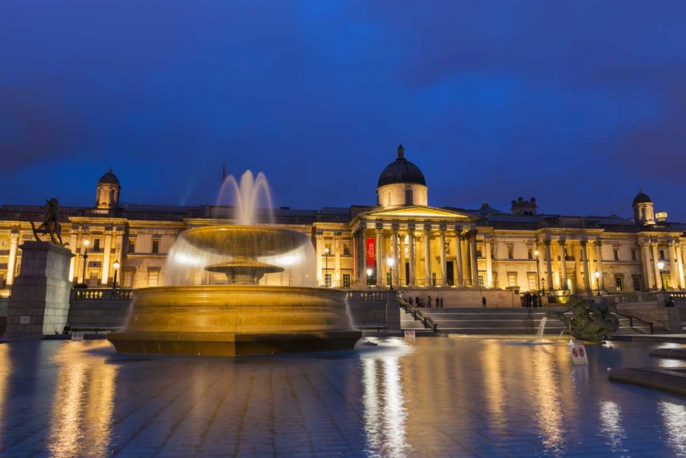 England, London National Gallery at twilight art print by Dennis Kirkland for $57.95 CAD