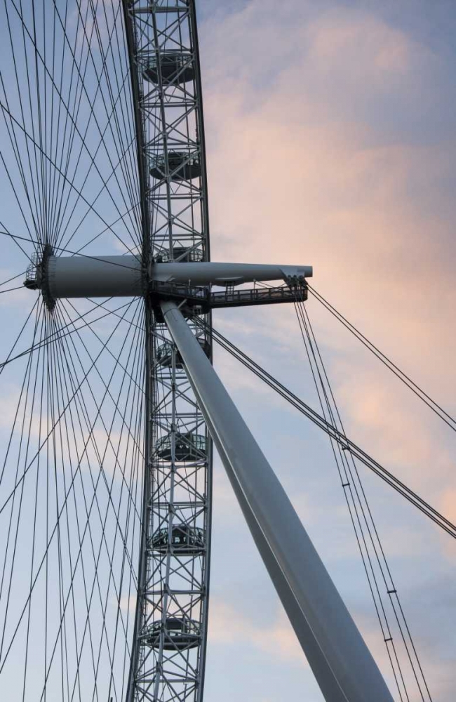 Great Britain, London London Eye Ferris wheel art print by Bill Young for $57.95 CAD