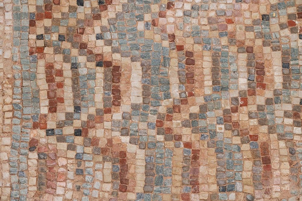 Cyprus-Roman archaeological site of Kourion Detail of ancient mosaic floor art print by Cindy Miller Hopkins for $57.95 CAD