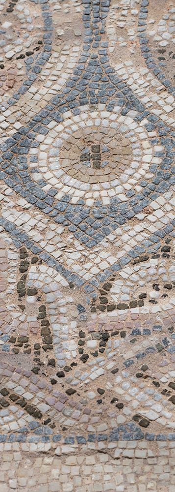 Cyprus-archaeological site of Kourion Detail of ancient Roman mosaic floor art print by Cindy Miller Hopkins for $57.95 CAD