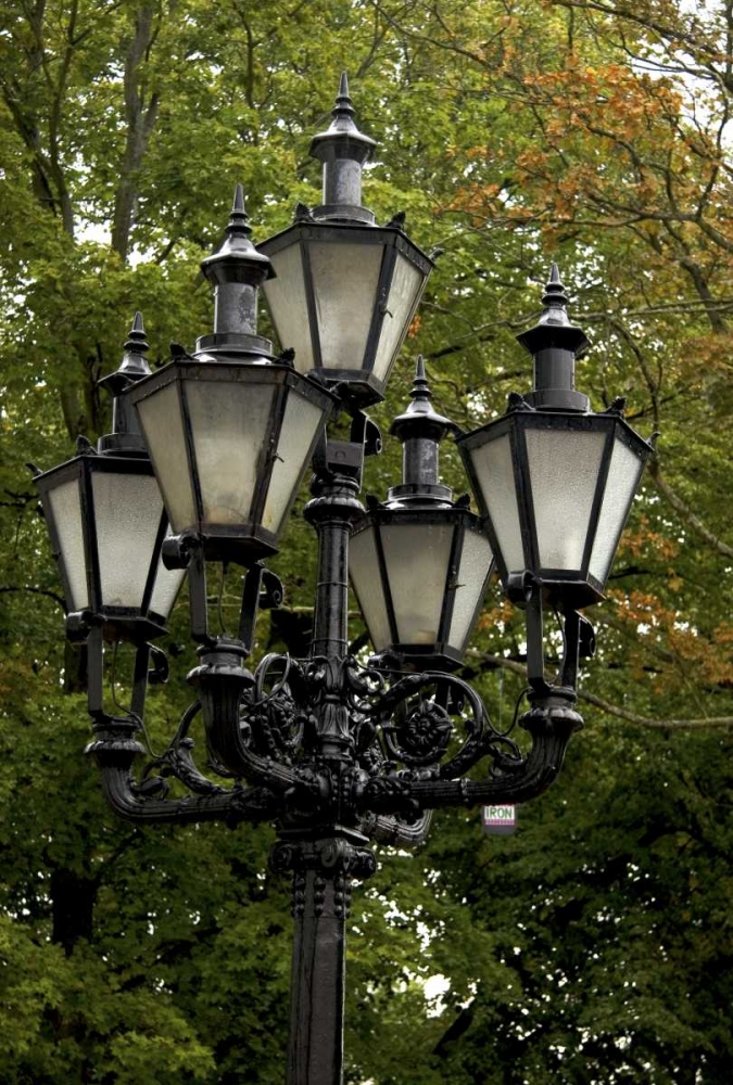 Estonia, Tallinn Street lamp detail art print by Nancy ,  Steve Ross for $57.95 CAD
