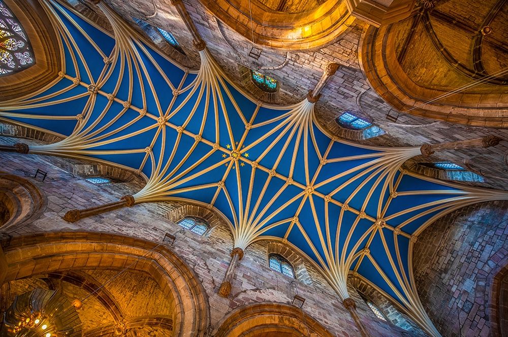 Scotland-Edinburgh 12th century ceiling in St Giles Cathedral art print by Jaynes Gallery for $57.95 CAD