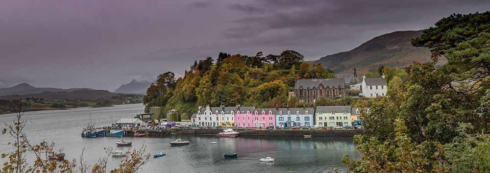 Portree Harbor Portree is the Capital town on the Isle of Skye-Scotland art print by Tom Norring for $57.95 CAD