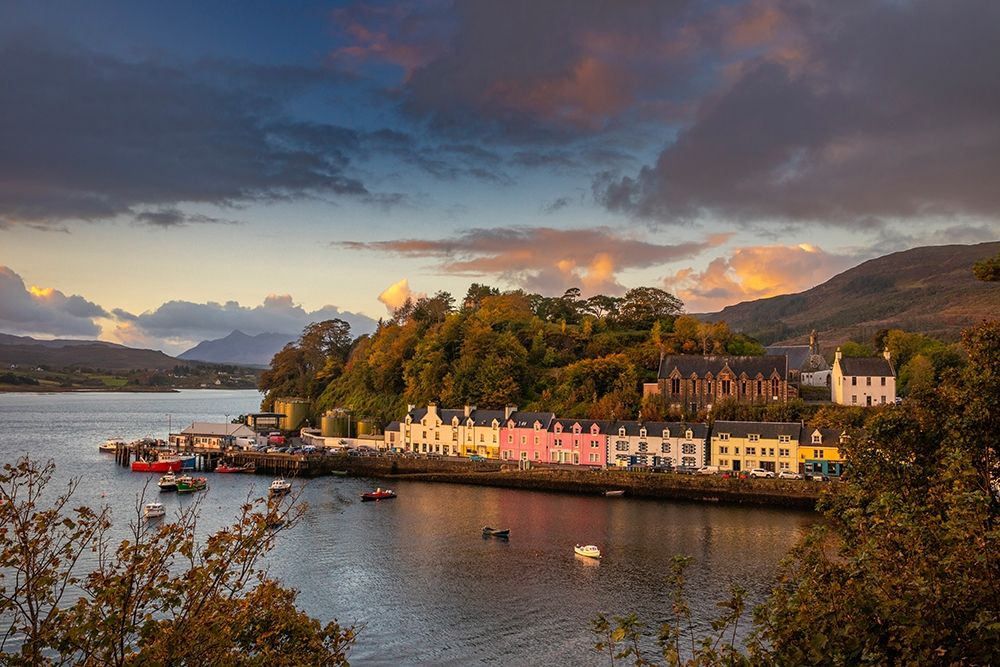 Portree Harbor Portree is the Capital town on the Isle of Skye-Scotland art print by Tom Norring for $57.95 CAD