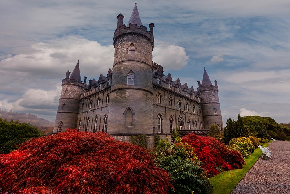 Iconic Inveraray Castle in Argyll-Scotland art print by Tom Norring for $57.95 CAD