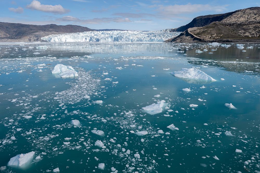 West Greenland, Baffin Bay, Paul-Emile Victor, Eqi glacier. Most calving glacier in Greenland. art print by Cindy Miller Hopkins for $57.95 CAD