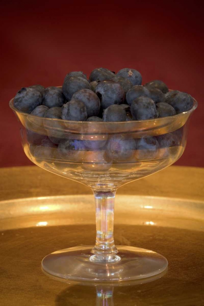 Bowl of blueberries art print by Don Paulson for $57.95 CAD