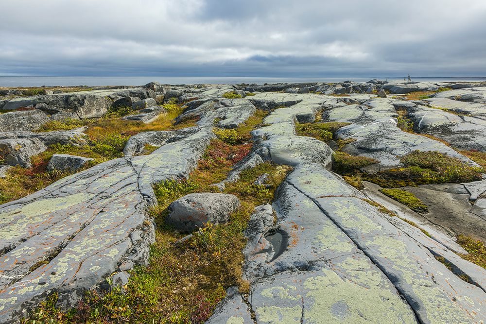 Glacier rock formations of the arctic tundra at Hudson Bay art print by Ken Archer for $57.95 CAD