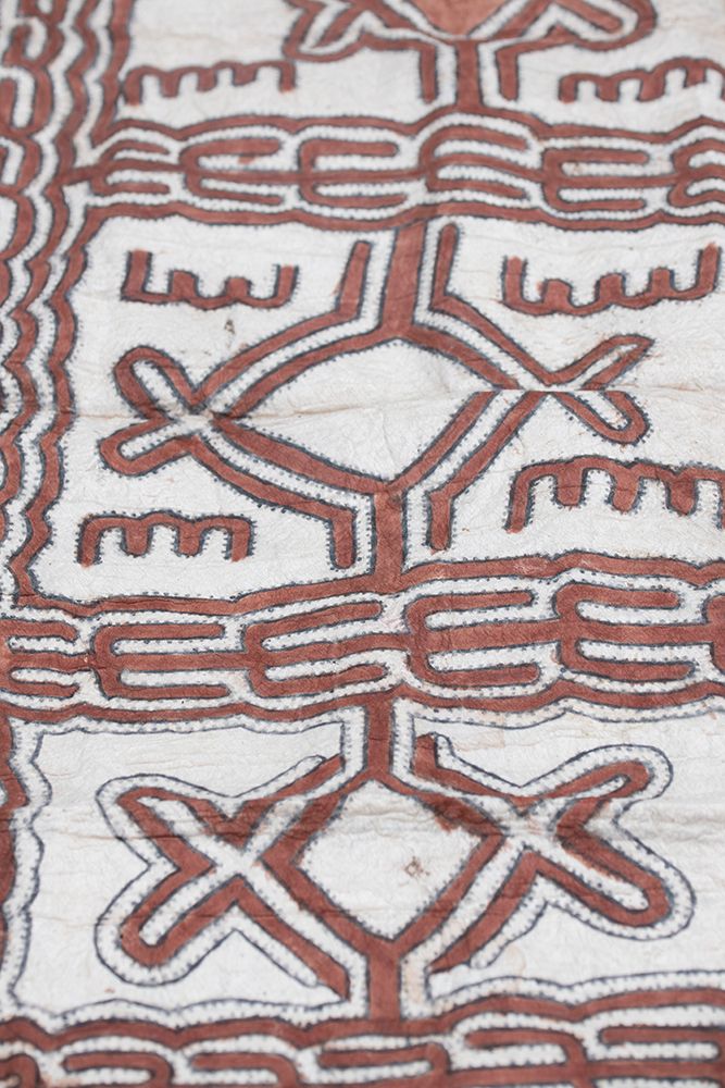 Papua New Guinea, Oro Province, Tufi Island, Baga Village. Traditional tapa cloth. art print by Cindy Miller Hopkins for $57.95 CAD