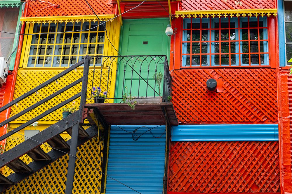 Argentina, Buenos Aires. La Boca, Tango Street. Colorful home. art print by Cindy Miller Hopkins for $57.95 CAD