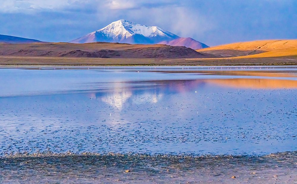 Laguna Honda, Bolivia. Landscape view of Deep Lake in the Andes Mountains of Bolivia. art print by Murray McCallum for $57.95 CAD