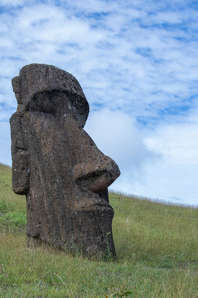 Chile, Easter Island, aka Rapa Nui. Rano Raraku, aka The Quarry. UNESCO World Heritage Site. art print by Cindy Miller Hopkins for $57.95 CAD