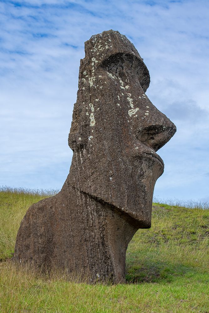 Chile, Easter Island, aka Rapa Nui. Rano Raraku, aka The Quarry. UNESCO World Heritage Site. art print by Cindy Miller Hopkins for $57.95 CAD