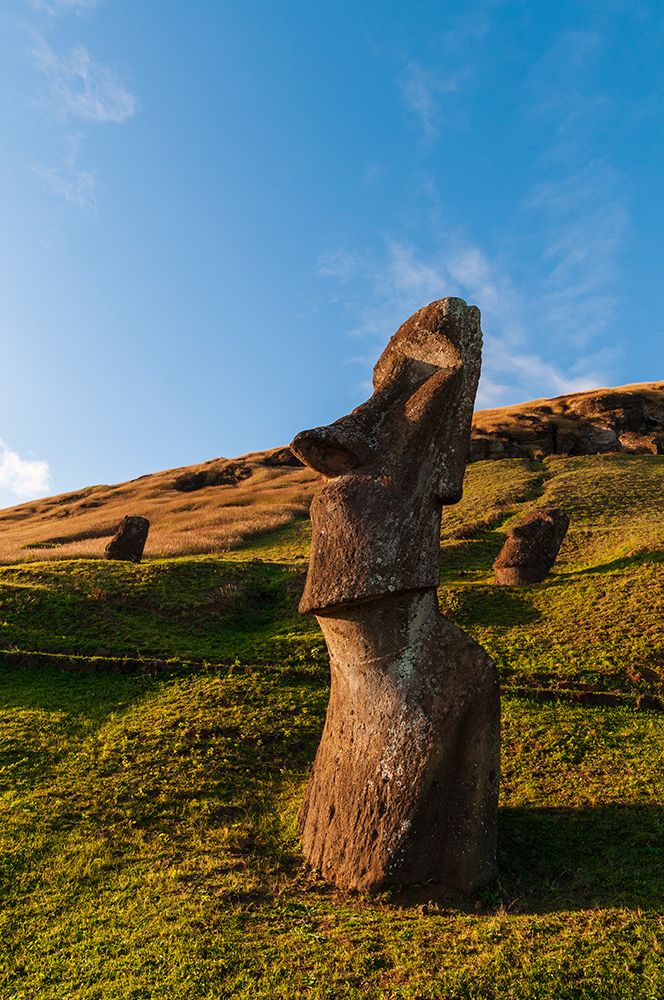 Moai statue at Rano Raraku Rapa Nui-Easter island-Chile art print by Sergio Pitamitz for $57.95 CAD