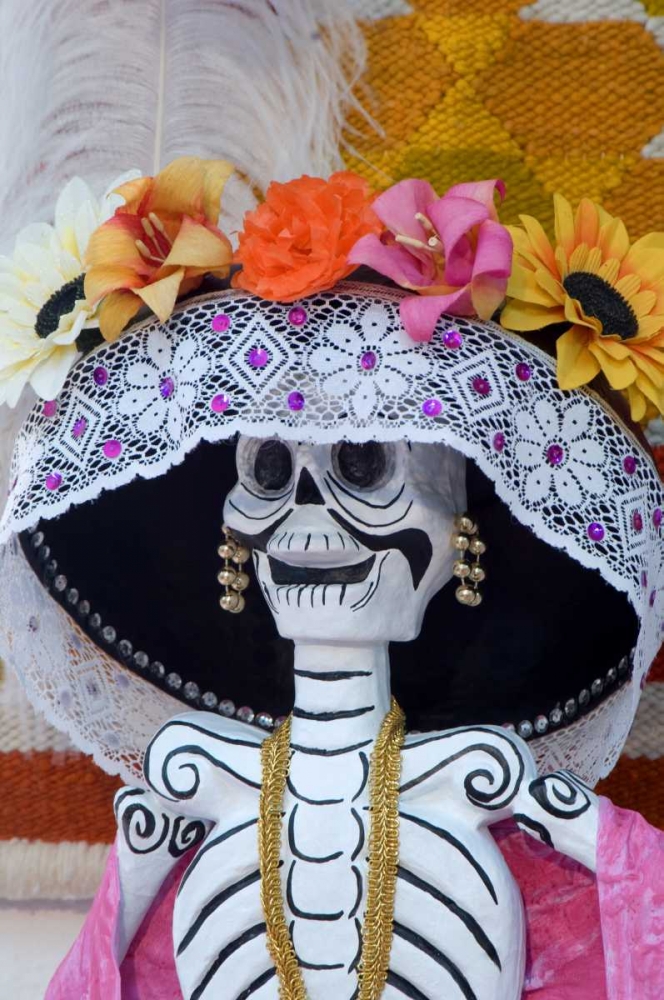 Mexico, Skeleton at Day of The Dead festival art print by Nancy Rotenberg for $57.95 CAD