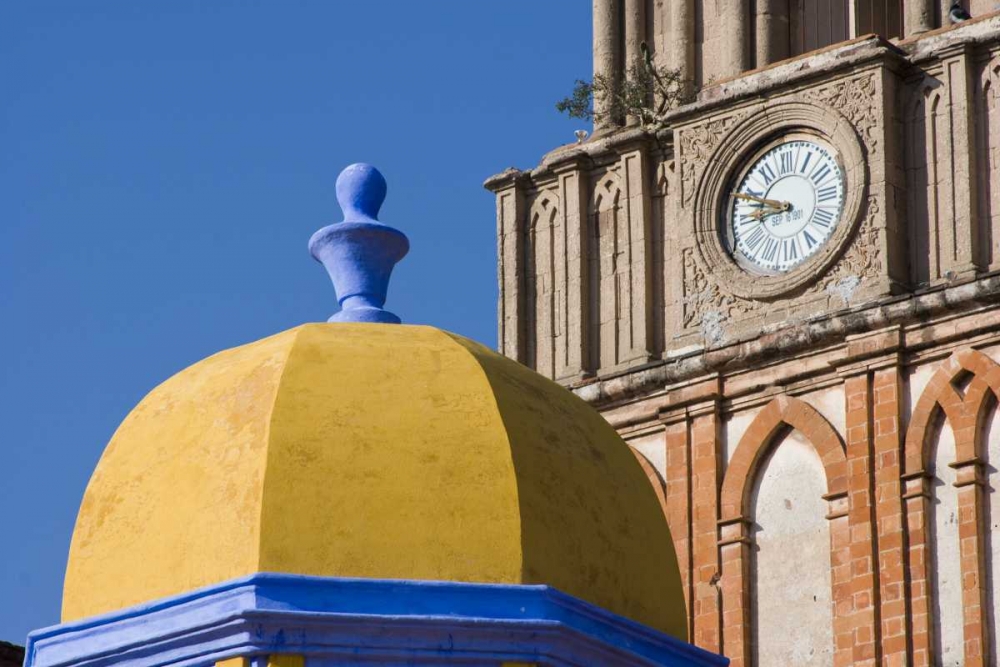 Mexico Yellow dome of Church of San Rafael art print by Bill Young for $57.95 CAD