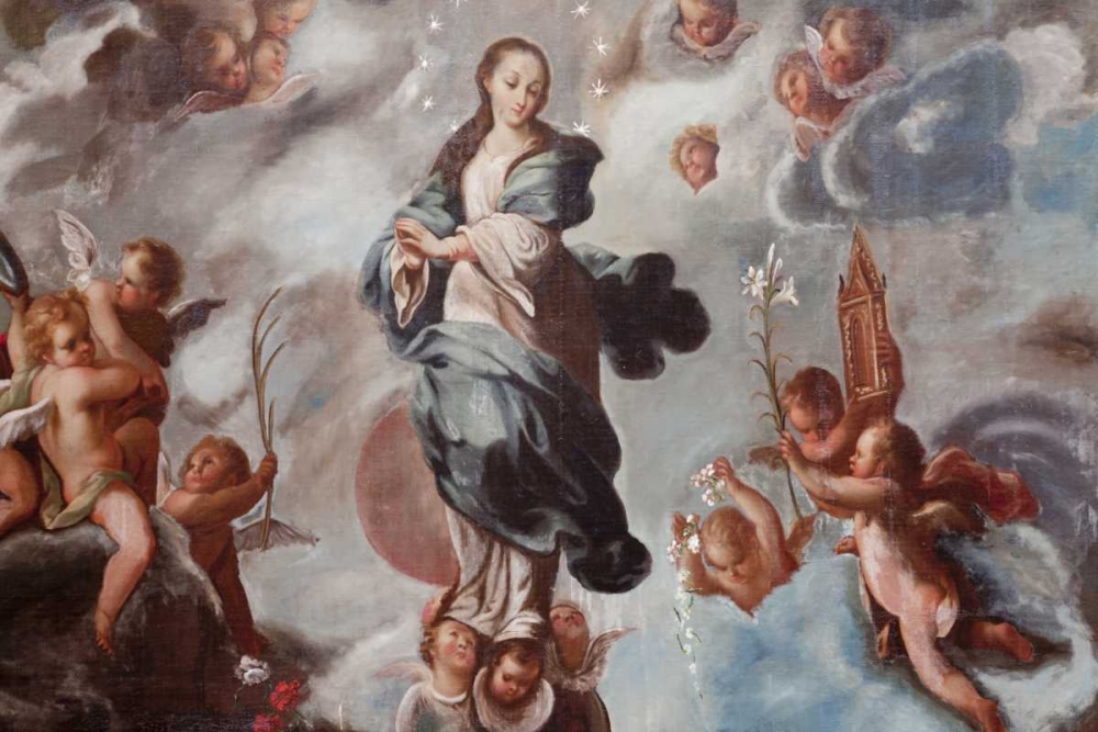 Mexico La Concepcion religious painting art print by Don Paulson for $57.95 CAD