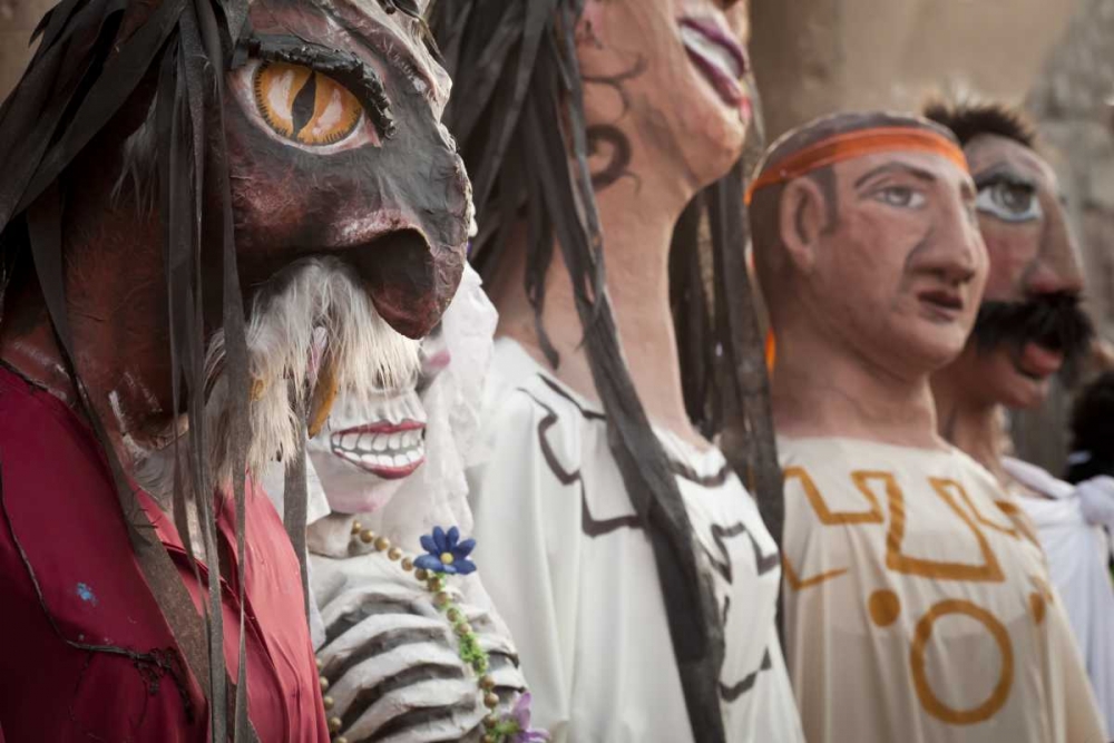 Mexico, San Miguel de Allende Parade costumes art print by Don Paulson for $57.95 CAD
