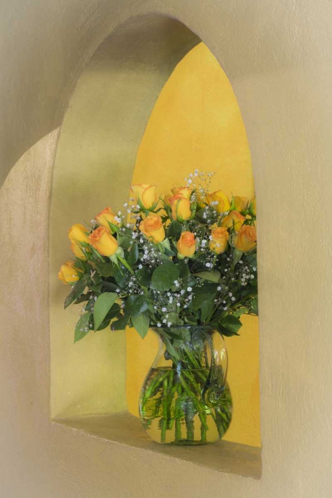 Mexico Arrangement of yellow roses art print by Don Paulson for $57.95 CAD