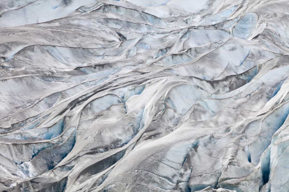 AK, Glacier Bay NP, Reid Glacier Ice patterns art print by Don Paulson for $57.95 CAD