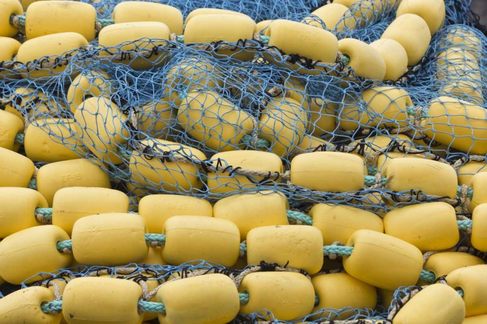 Alaska, Hoonah Commercial fishing net and floats art print by Don Paulson for $57.95 CAD