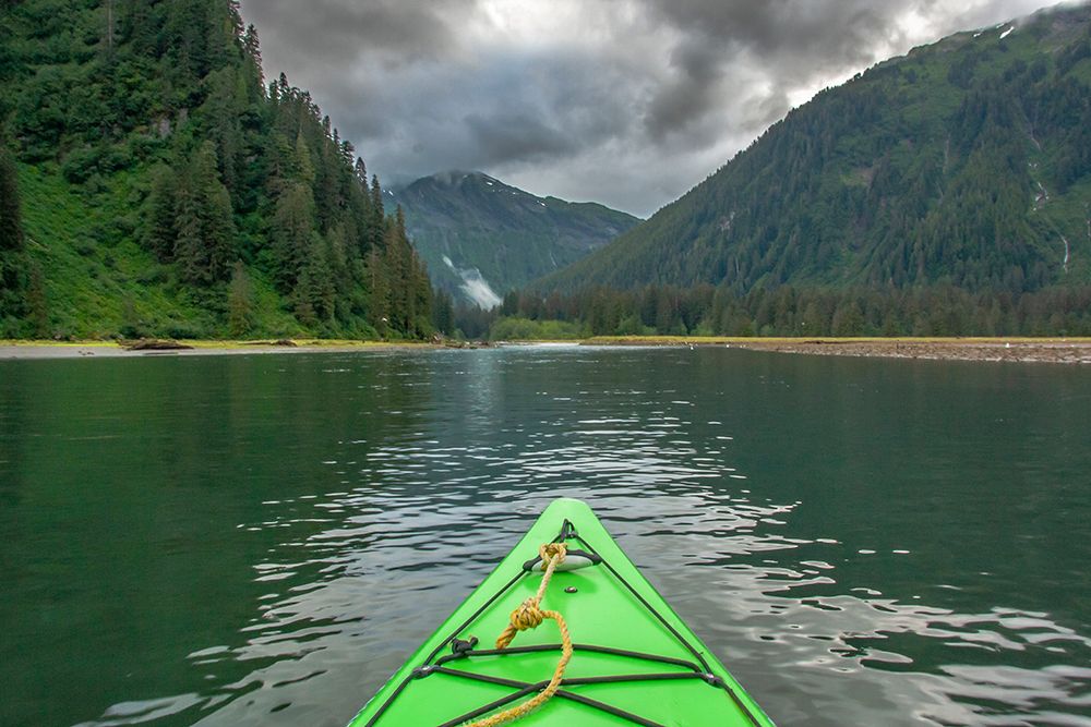 USA-Alaska-Tongass National Forest Kayaking on Red Bluff Bay art print by Jaynes Gallery for $57.95 CAD