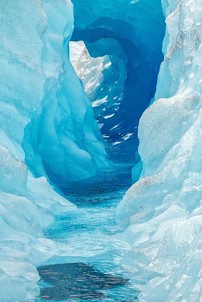Glacial tube-Mendenhall Glacier-Juneau-Alaska-USA art print by Jim Engelbrecht for $57.95 CAD