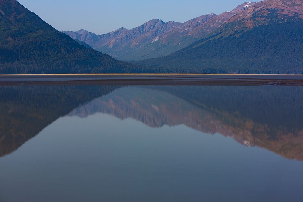 Cook Inlet-Alaska-bay and mountain reflection art print by Jolly Sienda for $57.95 CAD
