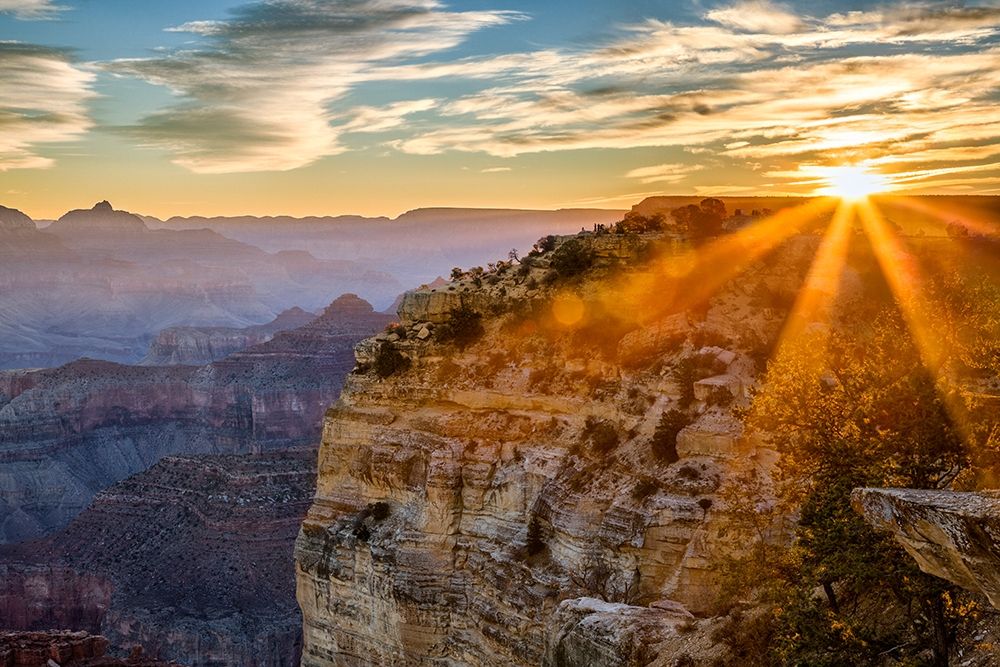 Arizona-Grand Canyon National Park-Sunrise over Powell Point art print by Ann Collins for $57.95 CAD