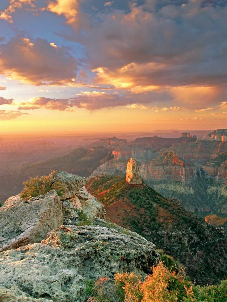 AZ, Grand Canyon, Point Imperial at sunrise art print by Dave Welling for $57.95 CAD