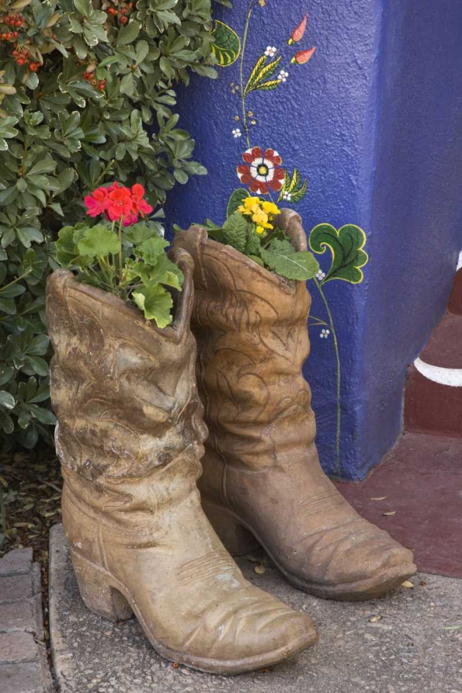 AZ, Tucson Cowboy boots used as planters art print by Don Paulson for $57.95 CAD