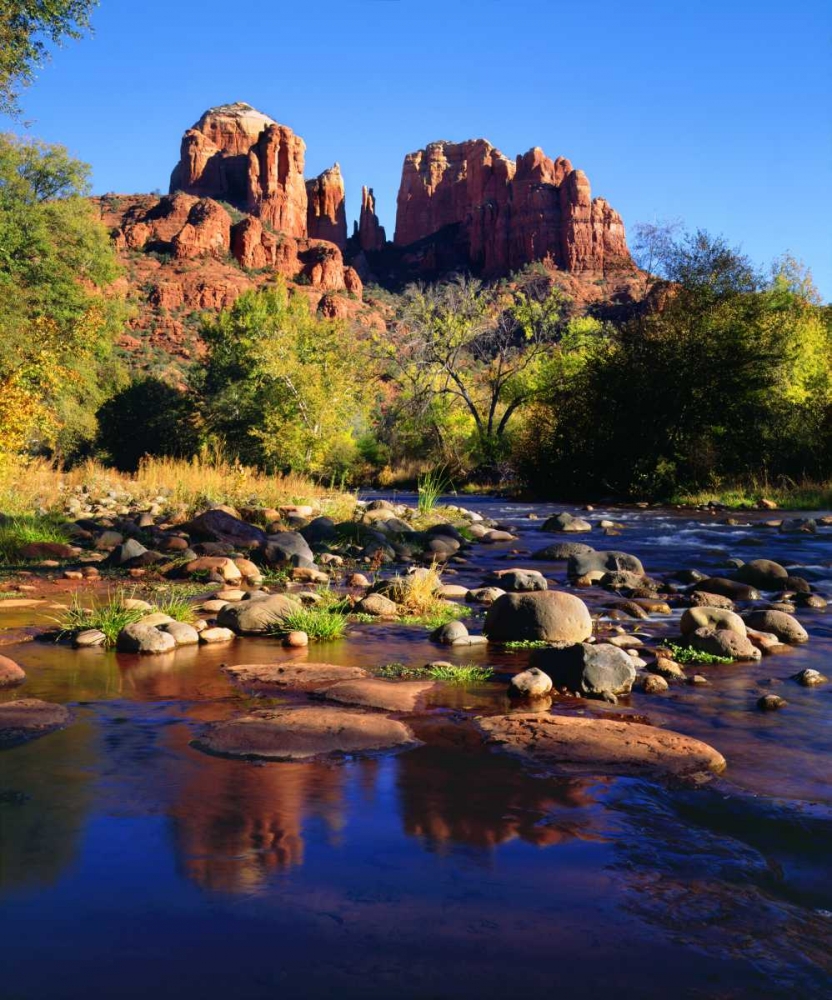 Arizona, Sedona Cathedral Rock and Oak Creek art print by Christopher Talbot Frank for $57.95 CAD
