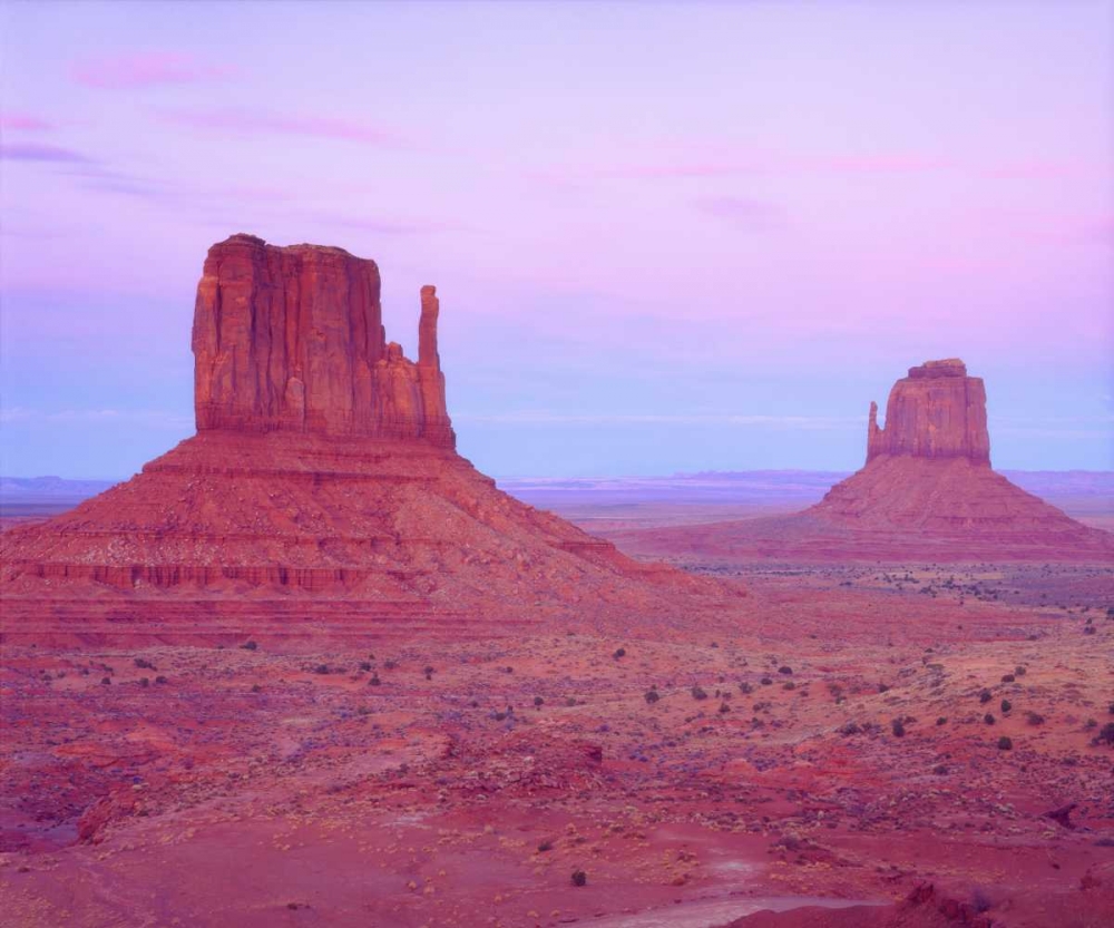 AZ, The Mittens formations in Monument Valley art print by Christopher Talbot Frank for $57.95 CAD