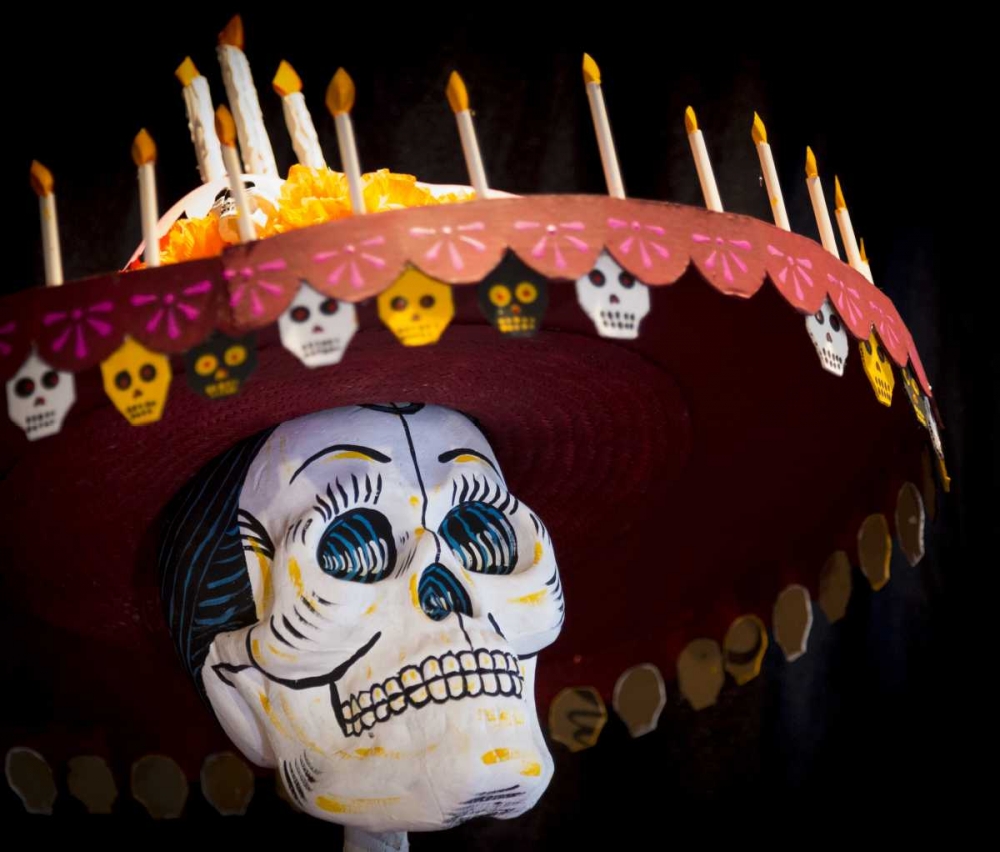 Arizona, Phoenix Art of skeleton wearing a hat art print by Wendy Kaveney for $57.95 CAD