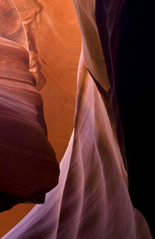 AZ, Sandstone formations in Antelope Canyon art print by Nancy Rotenberg for $57.95 CAD