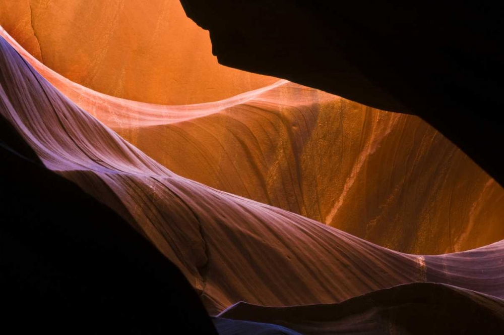 AZ, Sandstone formations in Antelope Canyon art print by Nancy Rotenberg for $57.95 CAD