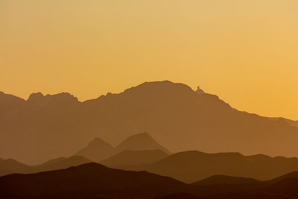 Quinlan Mountains with Kitt Peak National Observatory near Tucson-Arizona-USA art print by Chuck Haney for $57.95 CAD