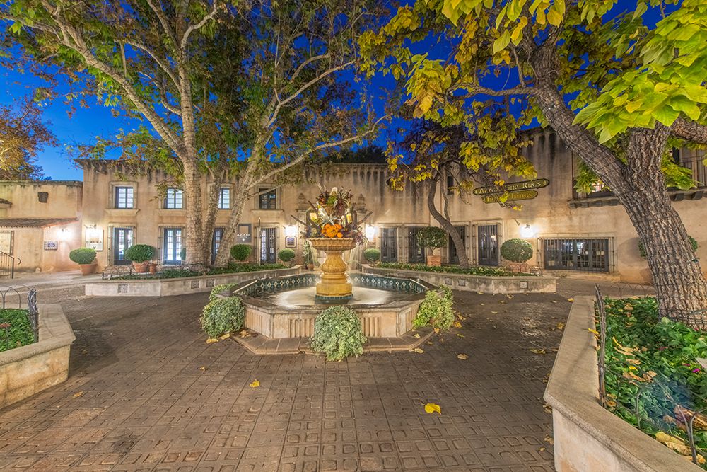 Arizona-Sedona Tlaquepaque at dawn-high end shopping center with art galleries and boutique stores art print by Rob Tilley for $57.95 CAD