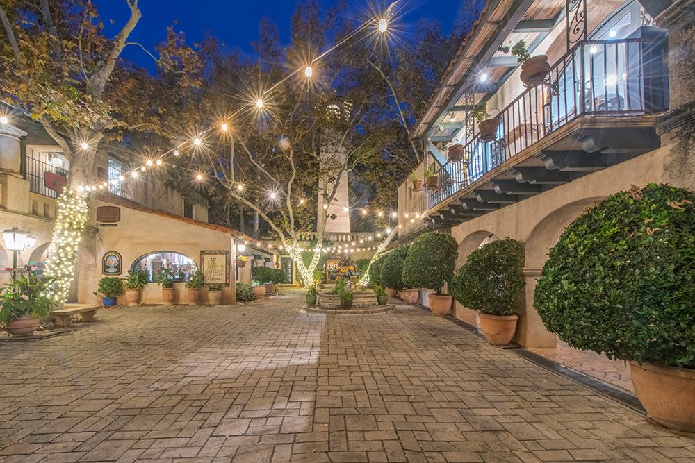 Arizona-Sedona Tlaquepaque at dawn-high end shopping center with art galleries and boutique stores art print by Rob Tilley for $57.95 CAD