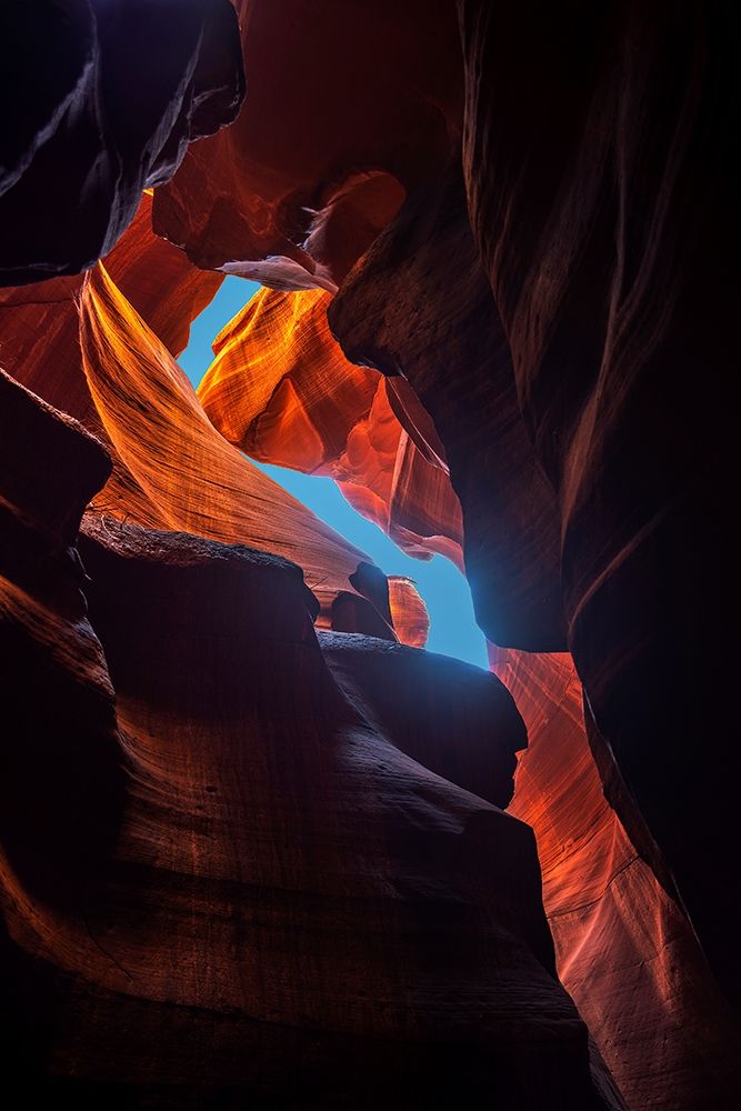 Antelope Canyon-a swirling sandstone slot canyon near Lake Powell in northern Arizona art print by Steve Mohlenkamp for $57.95 CAD