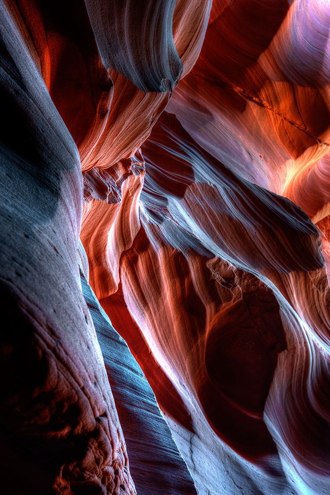 Antelope Canyon-a slot Canyon near page in northern Arizona art print by Steve Mohlenkamp for $57.95 CAD