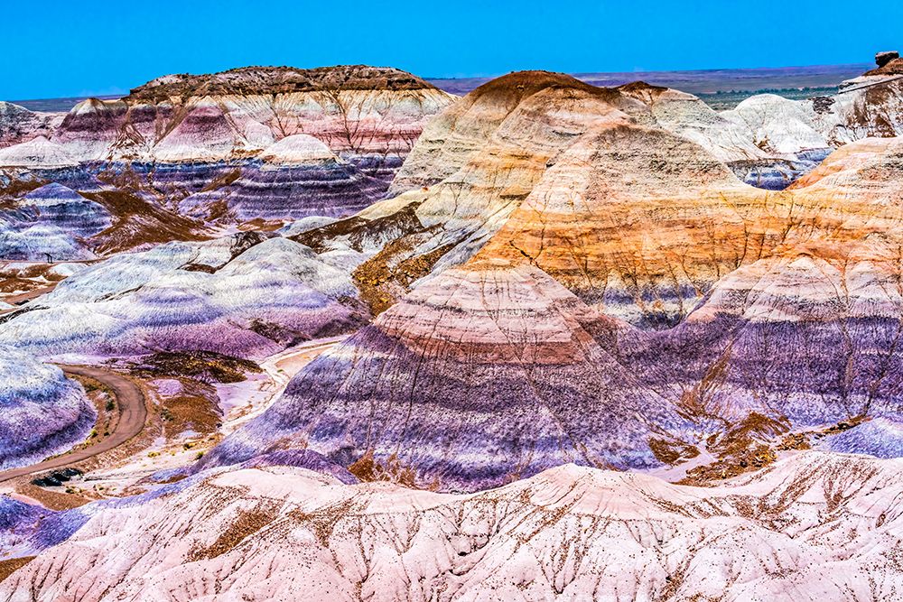Blue Mesa Trail-Painted Desert-Petrified Forest National Park-Arizona art print by William Perry for $57.95 CAD