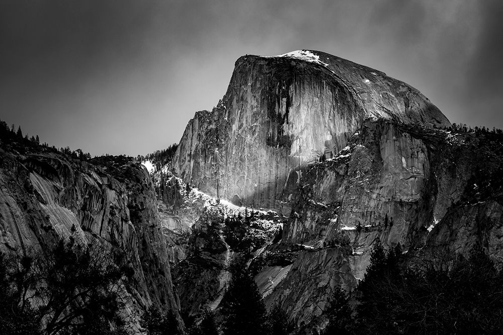 USA-California-Yosemite National Park Sunset light hits Half Dome in winter art print by Ann Collins for $57.95 CAD